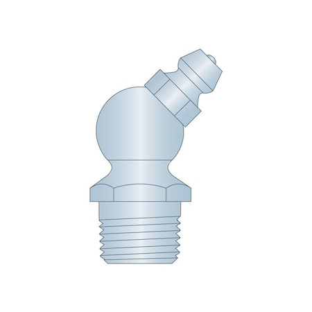 Heritage Industrial Grease Fitting, 1/8"-27PTF 45D CS Z3 H1688Z3
